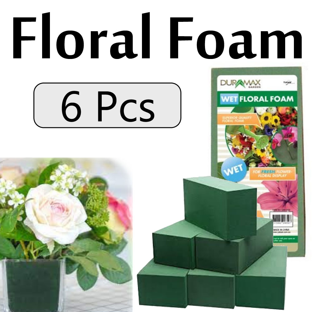 Green Foam For Flower Arrangements Water Absorbing Flower Mud Floral Foam  DIY Craft Floral Arrangement For Decoration Purposes