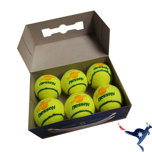 6X NASSAU MINI COOL Half Court Slow Tennis Balls SPORT TRAINING eBay