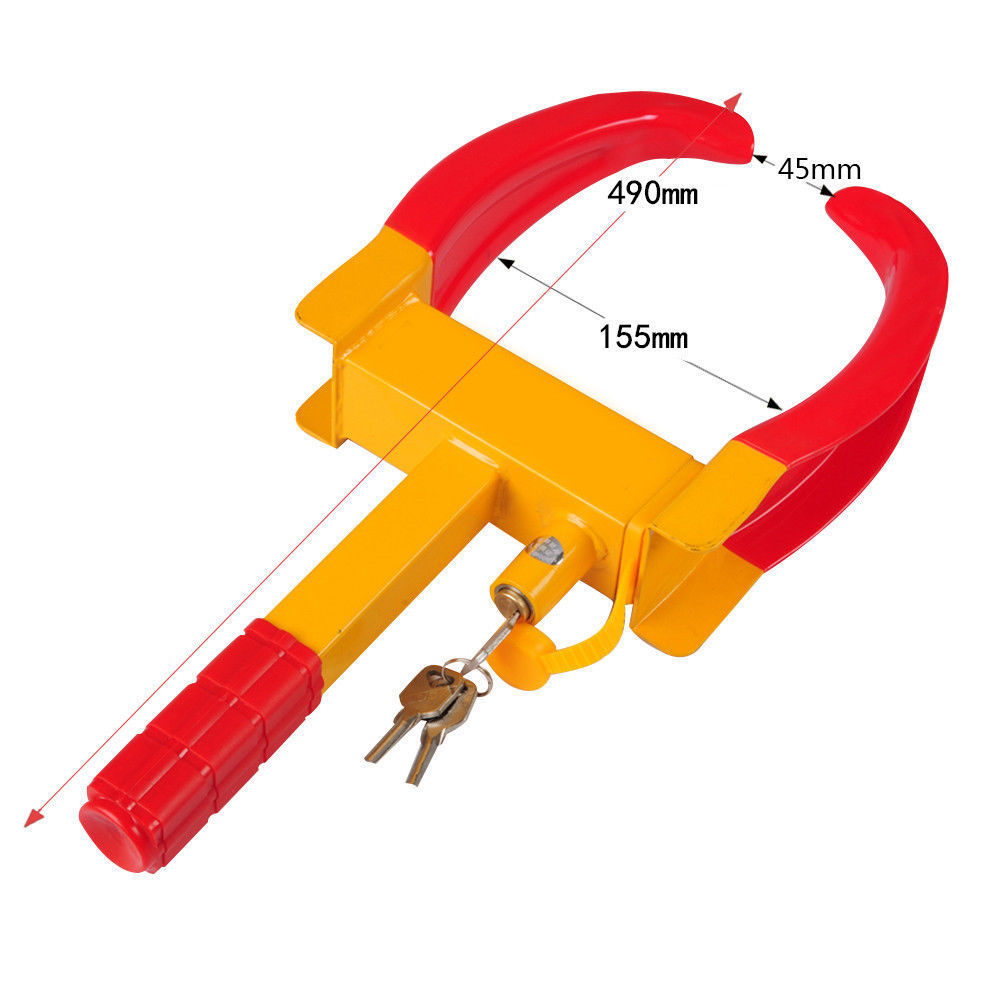 Wheel Tire Lock Clamp Car Vehicle SUV Heavy Duty Anti Theft Tyre Claw w/ 3 Keys eBay