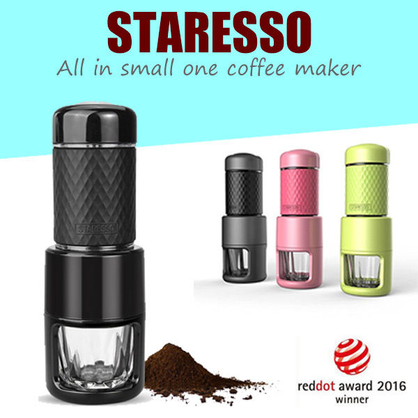 Espresso STARESSO Portable Manual Coffee Maker Cappuccino Mini All in One | eBay