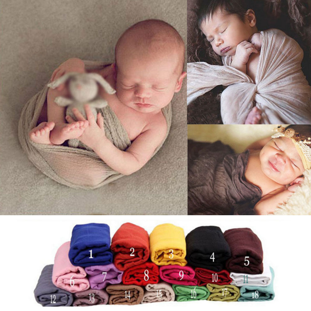 Newborn Baby Boys/&Girls Stretch Wrap Photography Photo Prop Blanket Rug Sweet