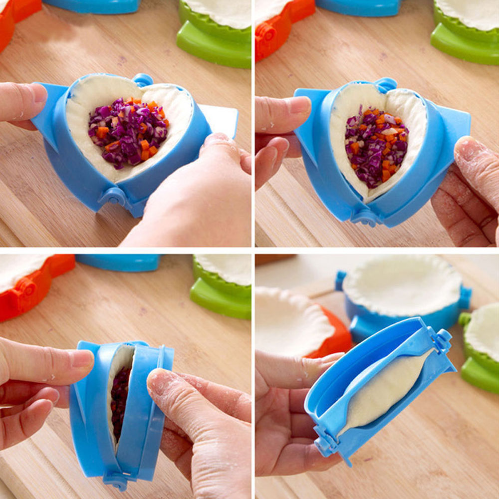 Dumpling Pierogi Pasties Ravioli Gyoza Dough Cutter Maker Mould DIY Tool Kitchen