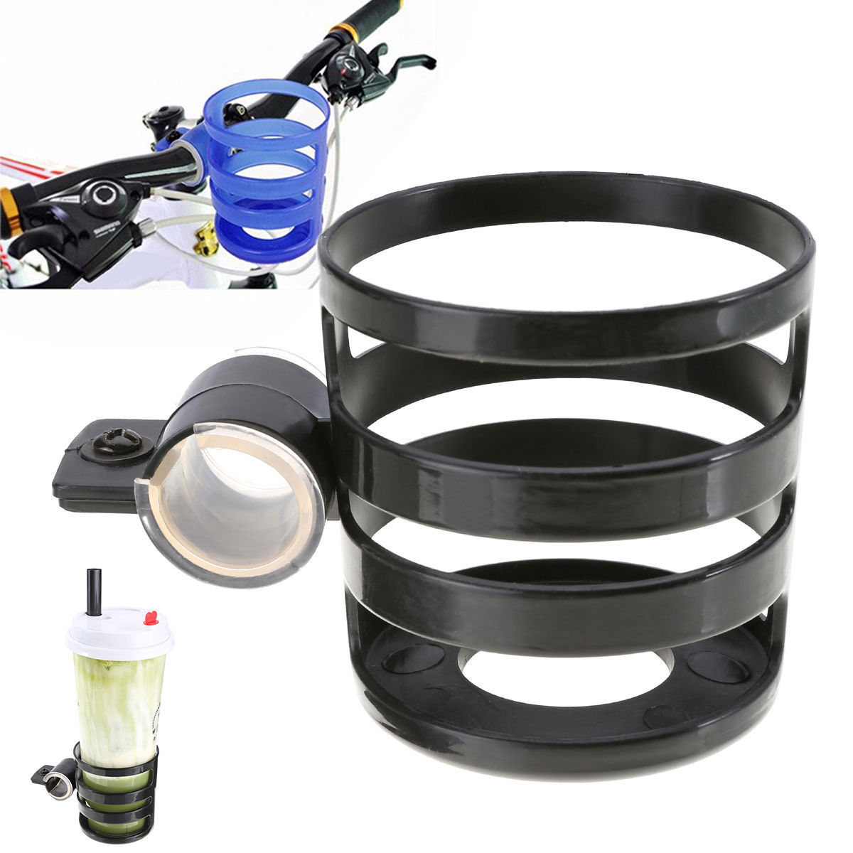 Universal Milk Drink Bottle Coffee Cup Holder for Baby Stroller Pram Bicycle