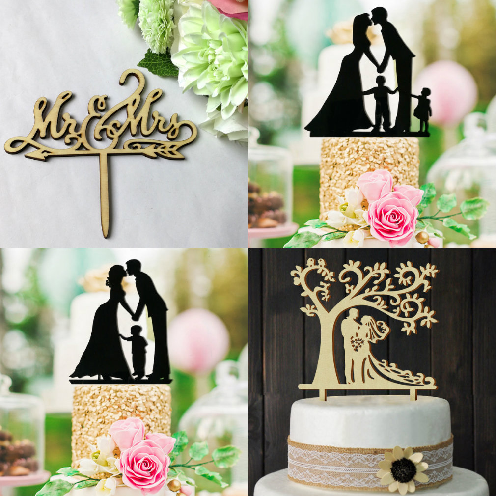 Romantic Mr /& Mrs Cake Wedding Engagement Bride Groom Party Top Decoration CA