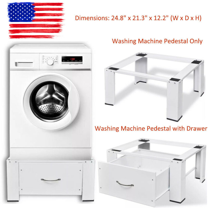 Washing Machine Pedestal Non Slip Storage Drawer Washing Machine
