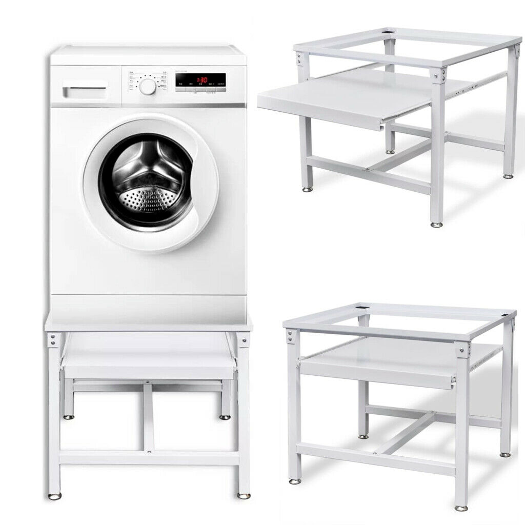 Washing Machine Pedestal Non-Slip Storage Drawer Washing Machine Base ...