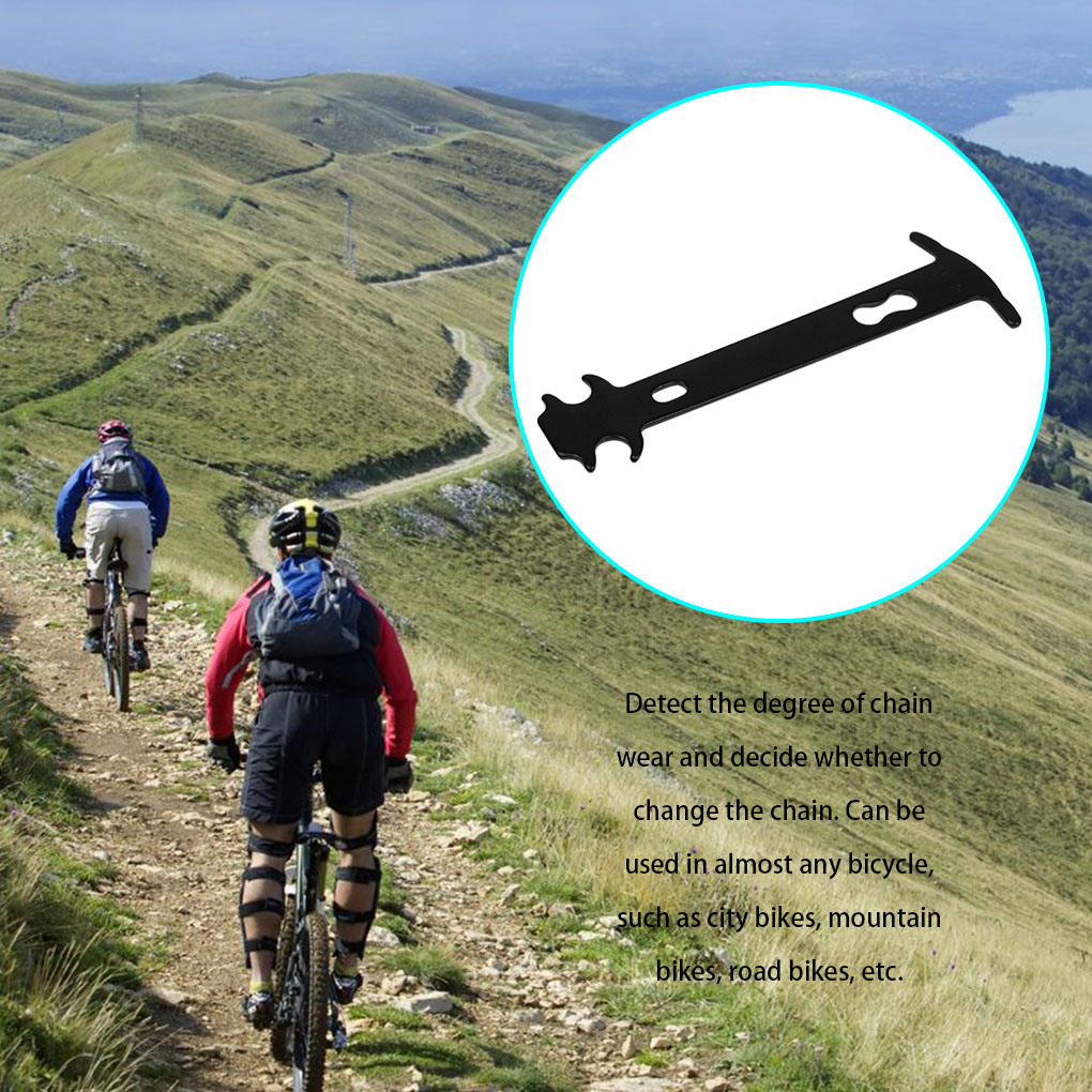Bike Chain Lubricant Bicycle Bike Wear Indicator Measure Tool
