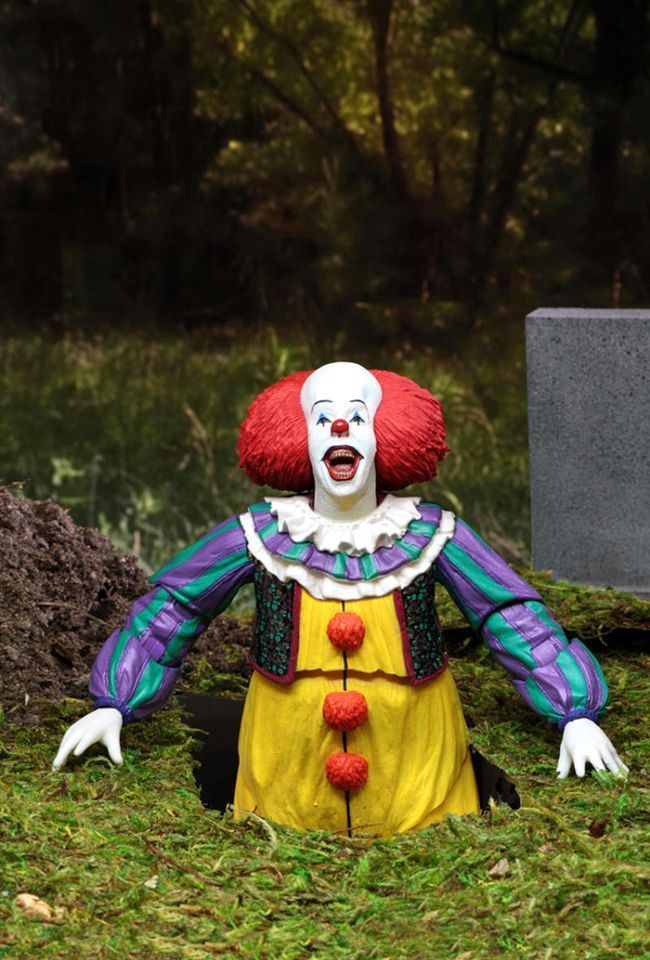 Restituire L/'ANIMA Clown Pagliaccio IT 1990 EDIZIONE 7-Inch rimovibile Bambola NECA 2019 NUOVO