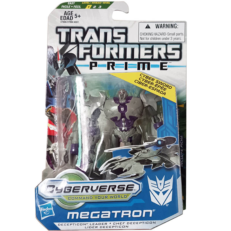 Hasbro Transformers Optimus Prime Cybervers Commander Megatron Action Figure