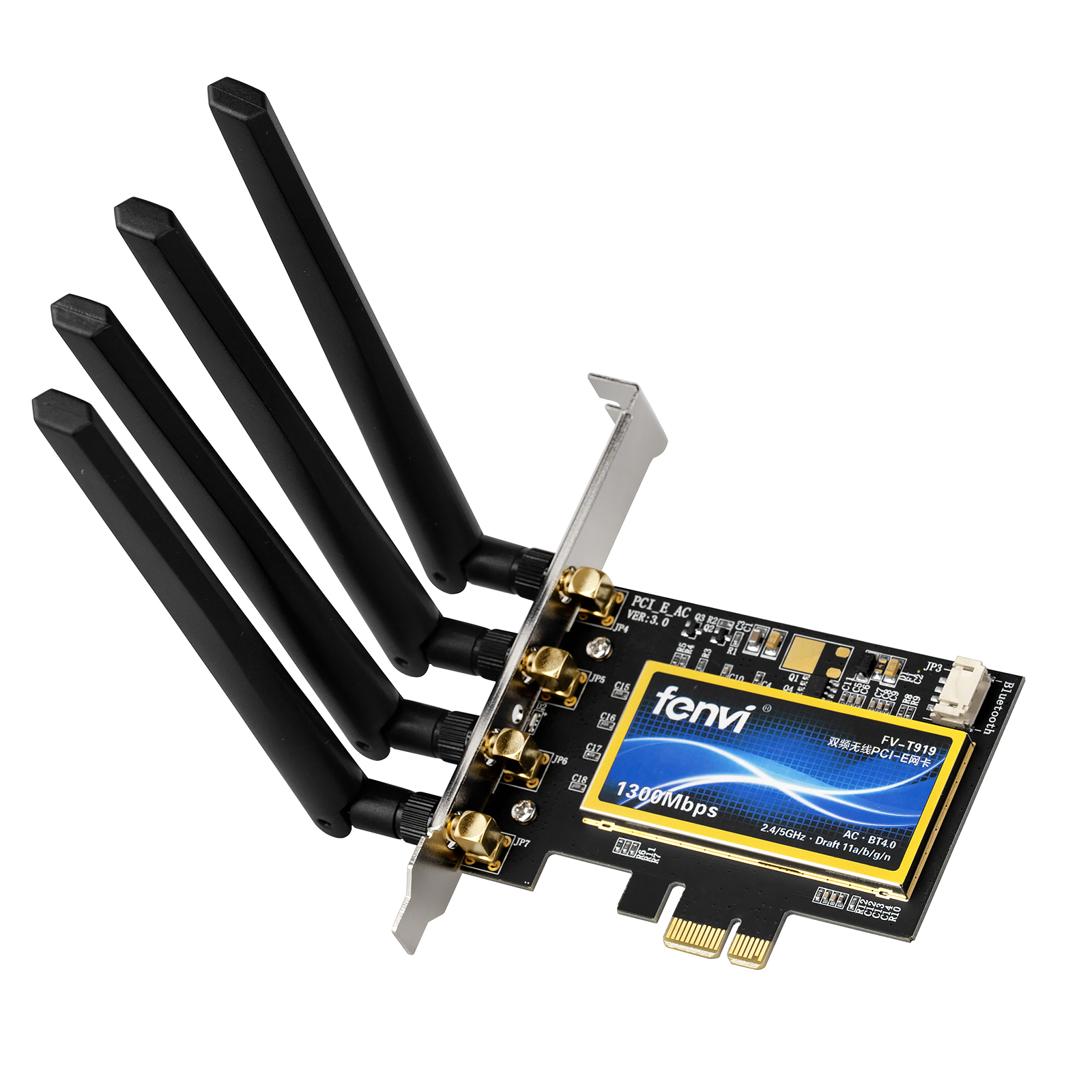 Desktop Pci E Wireless Card Bcm94360 1300mbps Dual Band Wifi Bluetooth Adapter 675663078576 Ebay 7819