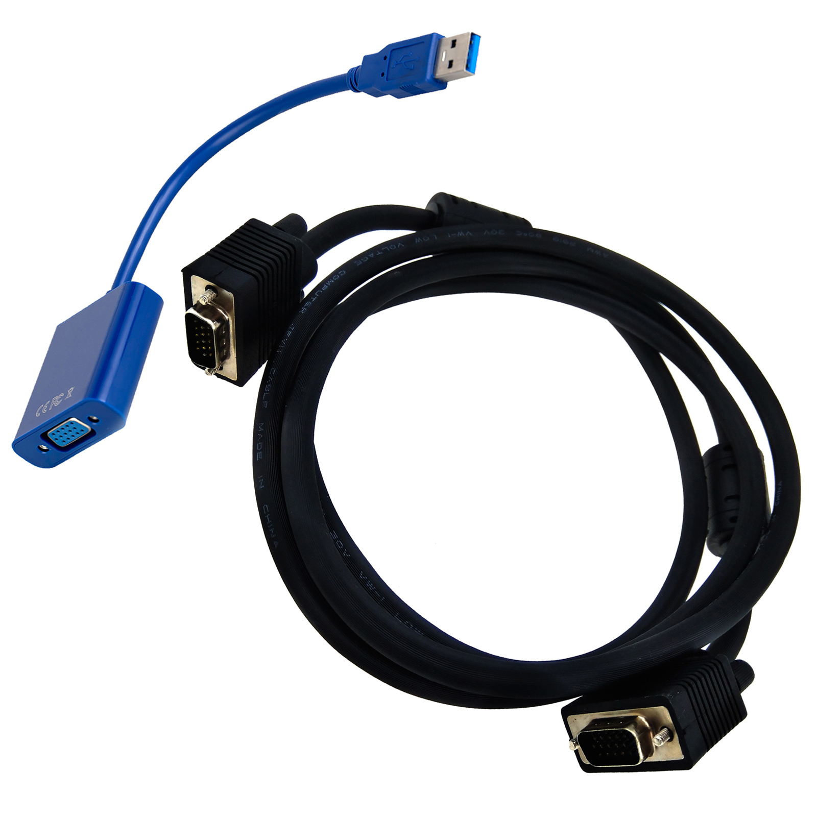 1.8m VGA S/VGA DSub Cable Cable de video para PC HDTV Monitor de