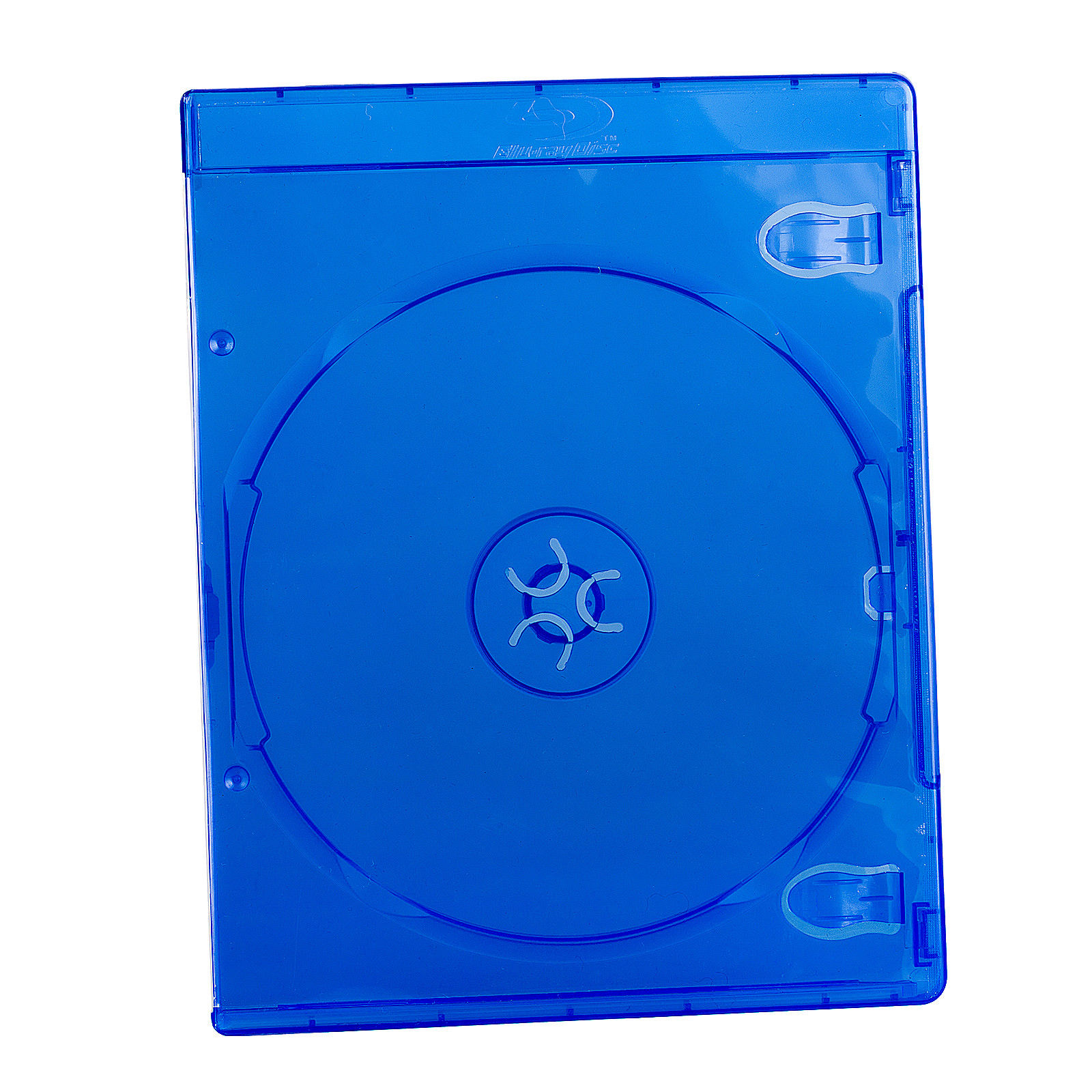 7mm Slim Plastic Case Blu Ray Logo Blue Holder One DVD CD Disc Storage