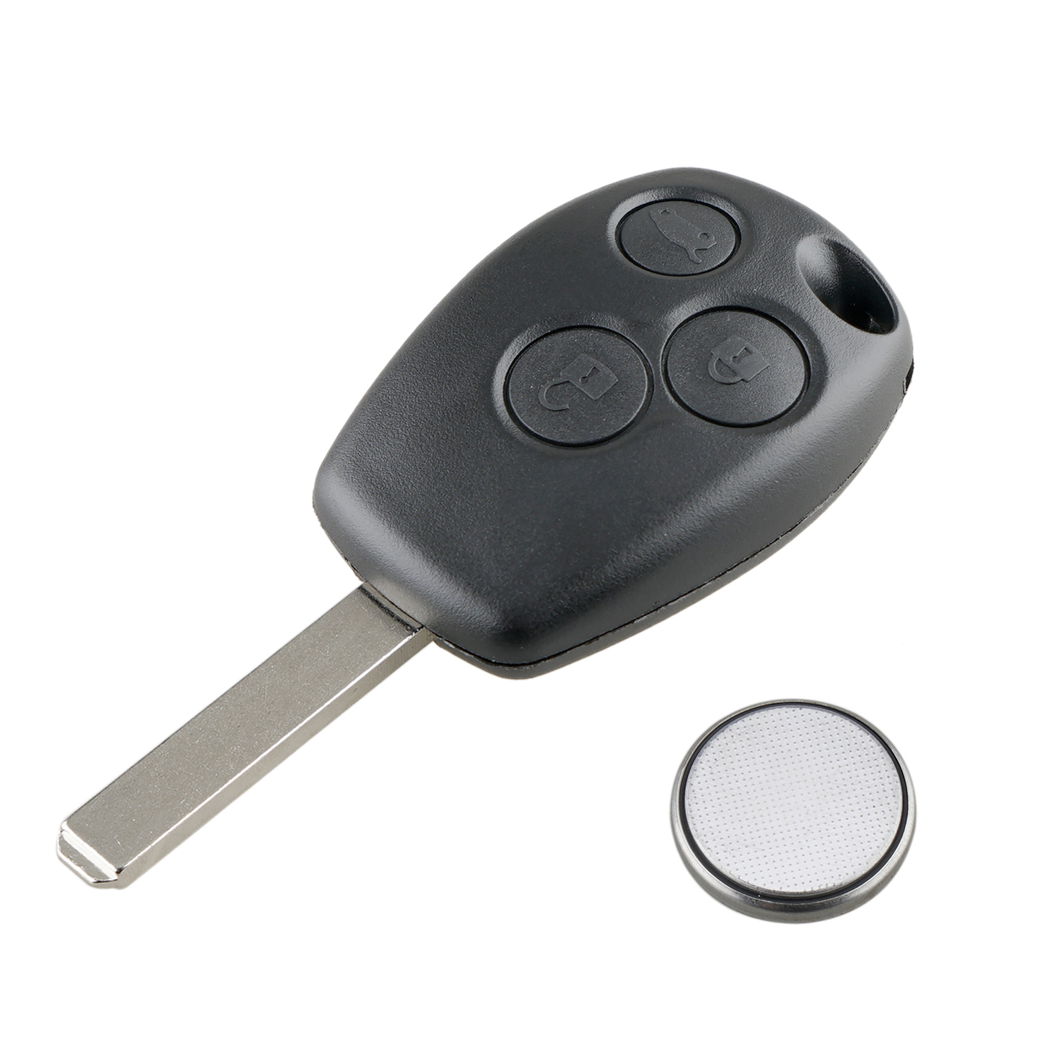 Battery Replace Remote Key Fob Case For RENAULT Trafic Master Clio