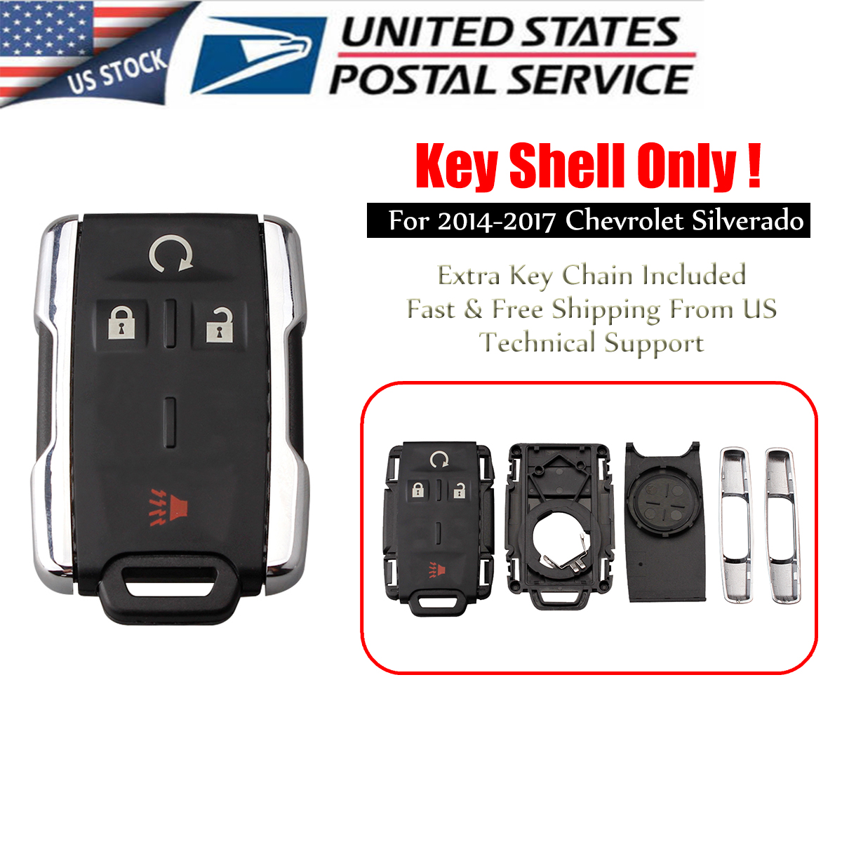 2014 silverado key fob case