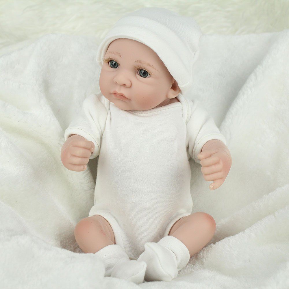 2pcs Reborn Baby Boy Girl Doll Full Body Silicone Vinyl Newborn Xmas ...