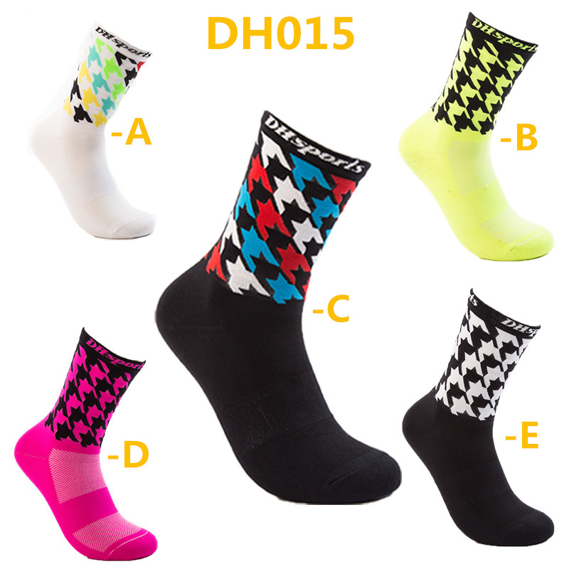 Pro Men Women Road Cycling Ankle Socks Riding Propect Dot Breathable Sport Socks
