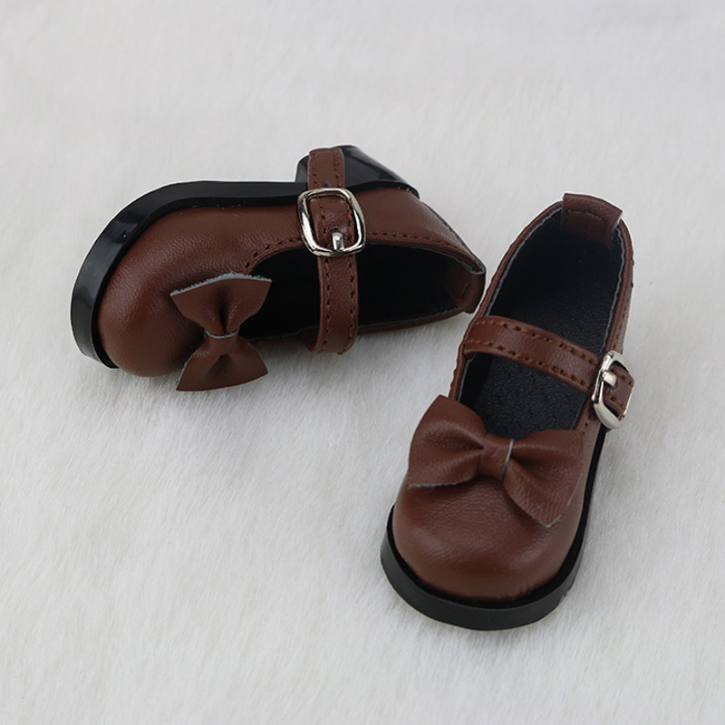 MSD 1//4 BJD Shoes Dollfie DREAM black bow flat Shoes MID SOOM Dollmore AF AOD DZ