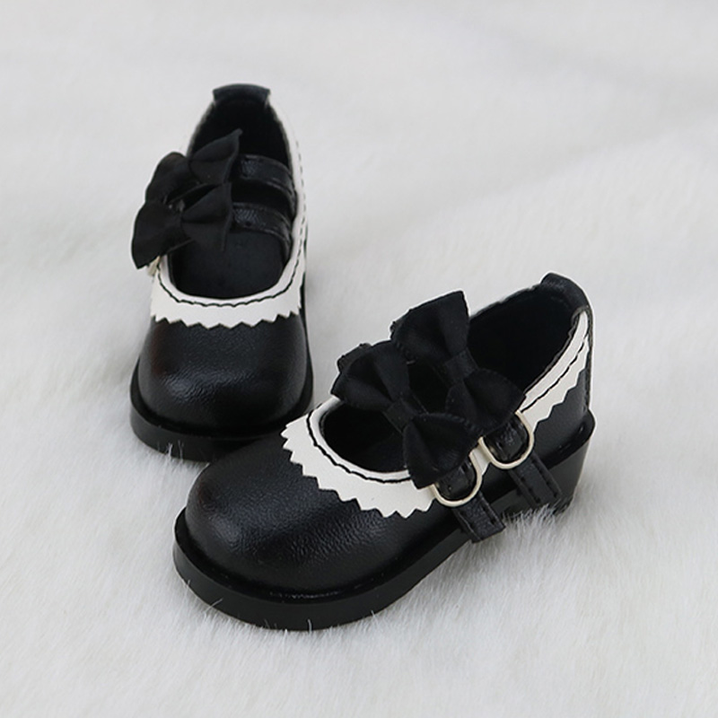 1//3 BJD Shoes Supper Dollfie Black suede shoes DREAM Dollmore SOOM AF AOD DZ MID