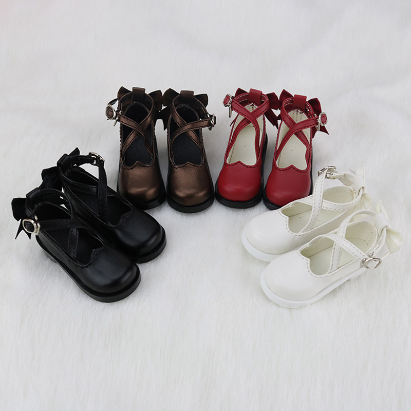 1//3 BJD Shoes Supper Dollfie bow black dancing Shoes MID AOD DOD SOOM Dollmore