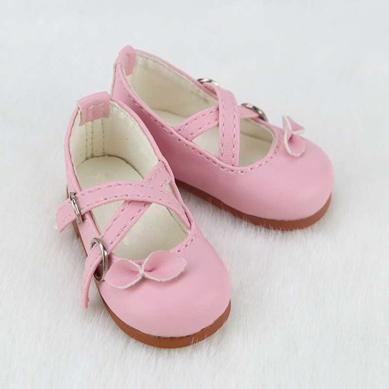 MSD 1//4 BJD Shoes Supper Dollfie DREAM bow lace pink shoes MID AOD DZ SOOM DOD