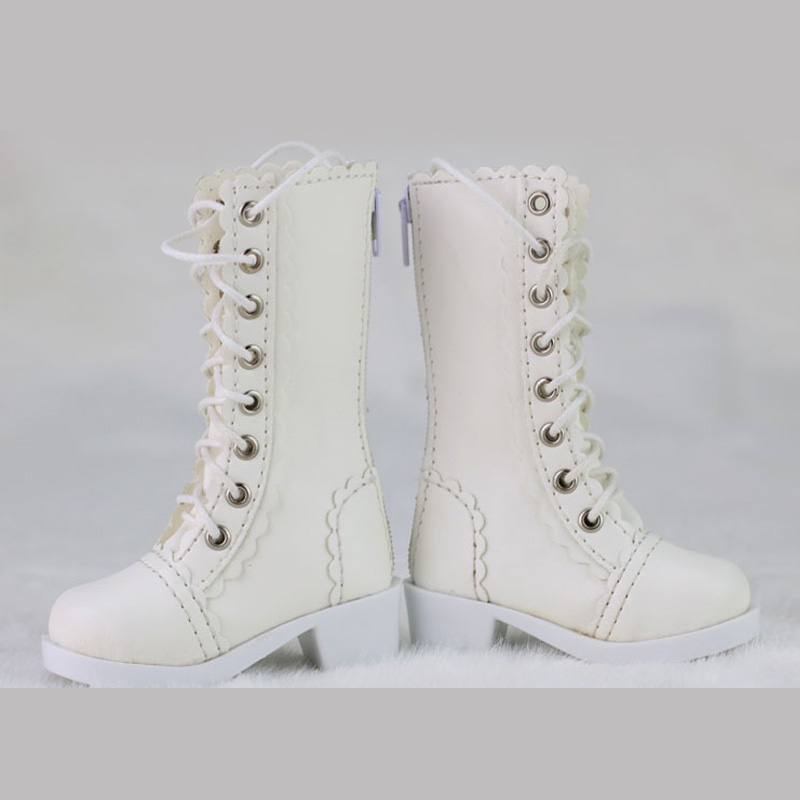 1//4 BJD Shoes MSD Black Boots Supper Dollfie Dream MID Luts AOD DZ DOD SOOM AF