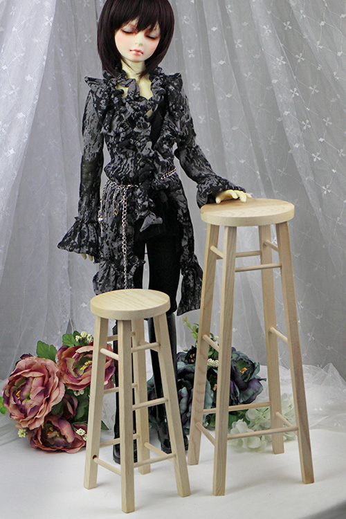 1//4 MSD 1//6 YOSD BJD Stool Chair DOD Dollfie SOOM DREAM AOD Wooden Stool #StyleA