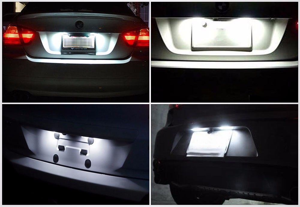 2x 18 LED License Plate Light Bulb For Acura TL TSX MDX Honda Civic