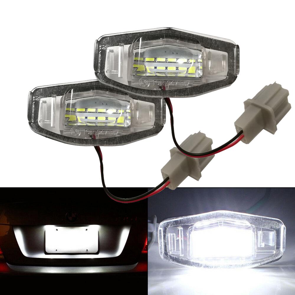 2x 18 LED License Plate Light Bulb For Acura TL TSX MDX Honda Civic
