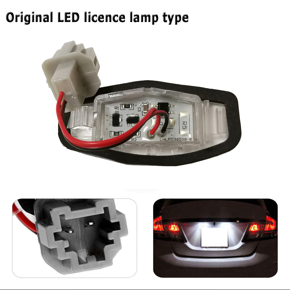 2x 18 LED License Plate Light Bulb For Acura TL TSX MDX Honda Civic