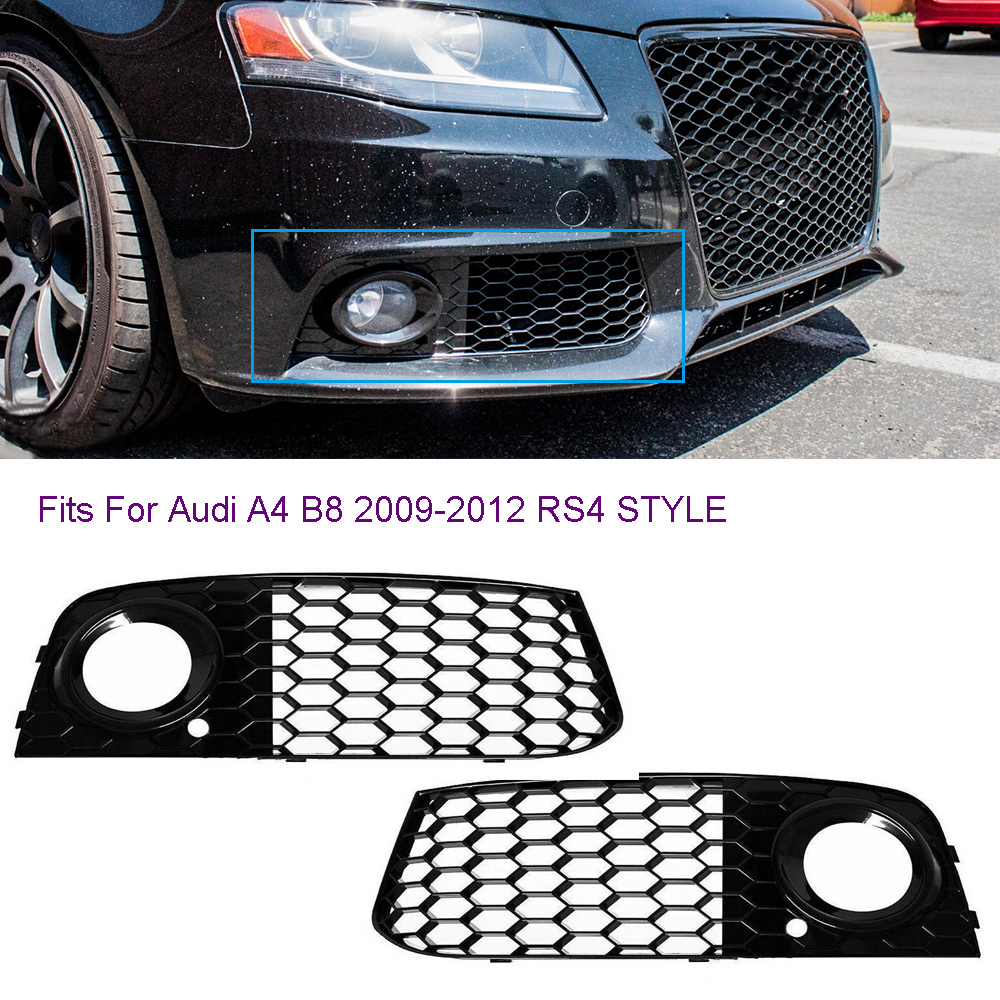 audi a4 b8 honeycomb fog light