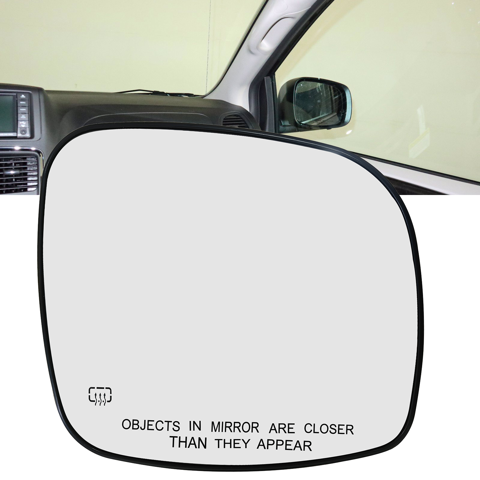 For Dodge Grand Caravan 2008-2019 Door Mirror Driver And Passenger Side Pair Manual Glass Non Heated Manual Folding Textured Black Non Towing Replacement Ch1 For Dodge Grand Caravan 2008-2019 Door Mirror Driver And Passenger Side Pair Manual Glass Non Heated Manual Folding Textured Black Non Towing Replacement Ch1
