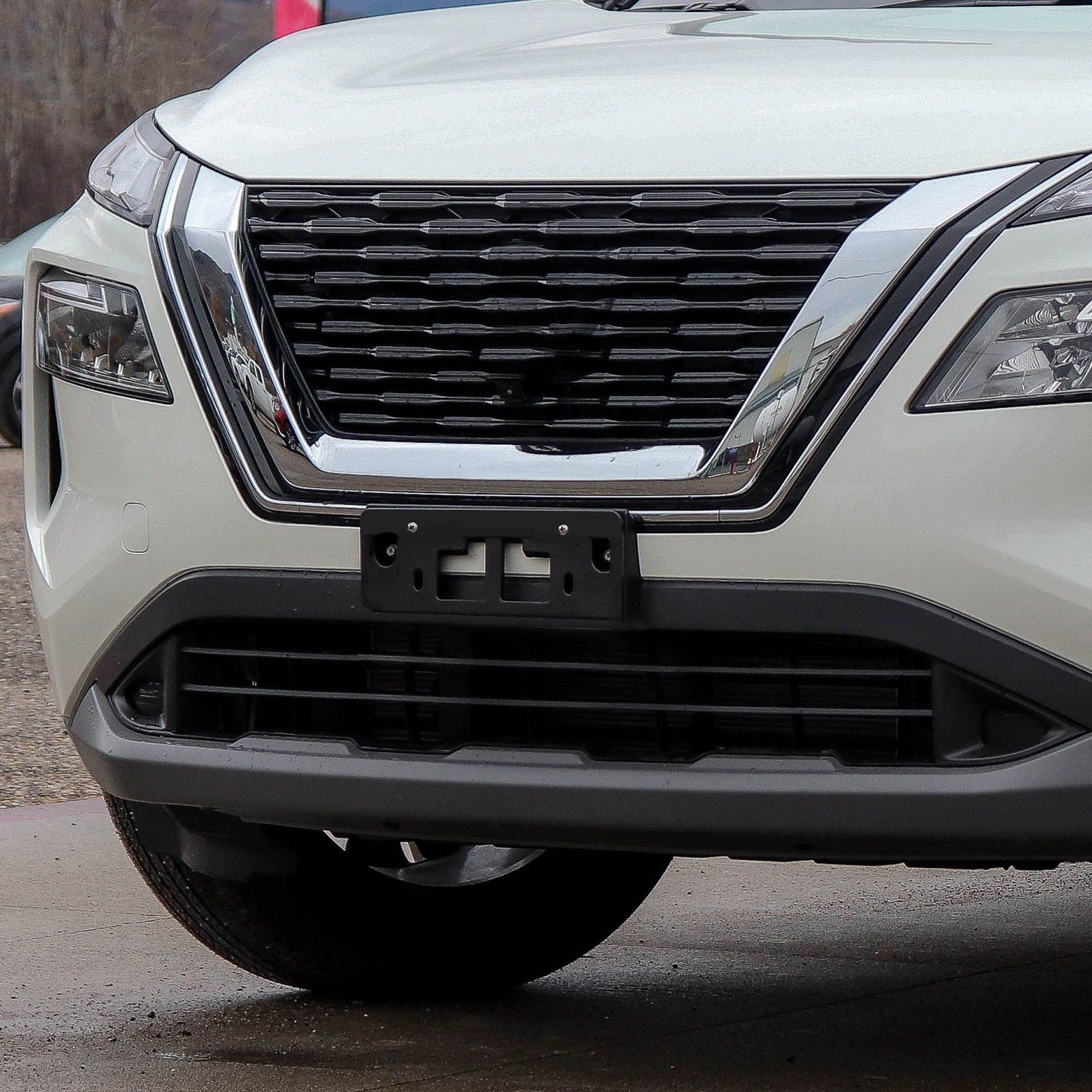 For Nissan Rogue 2021-2023 Front License Plate Frame Tag Holder