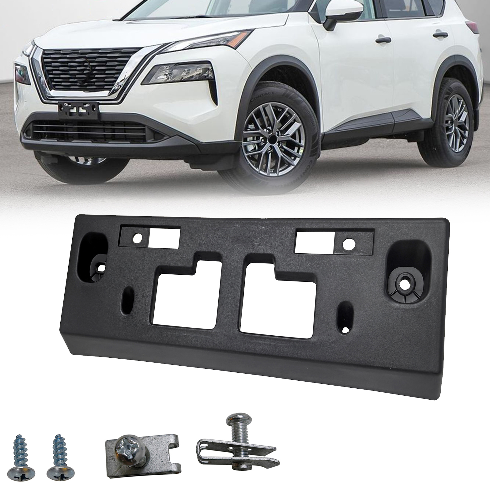 For Nissan Rogue 2021-2023 Front License Plate Frame Tag Holder