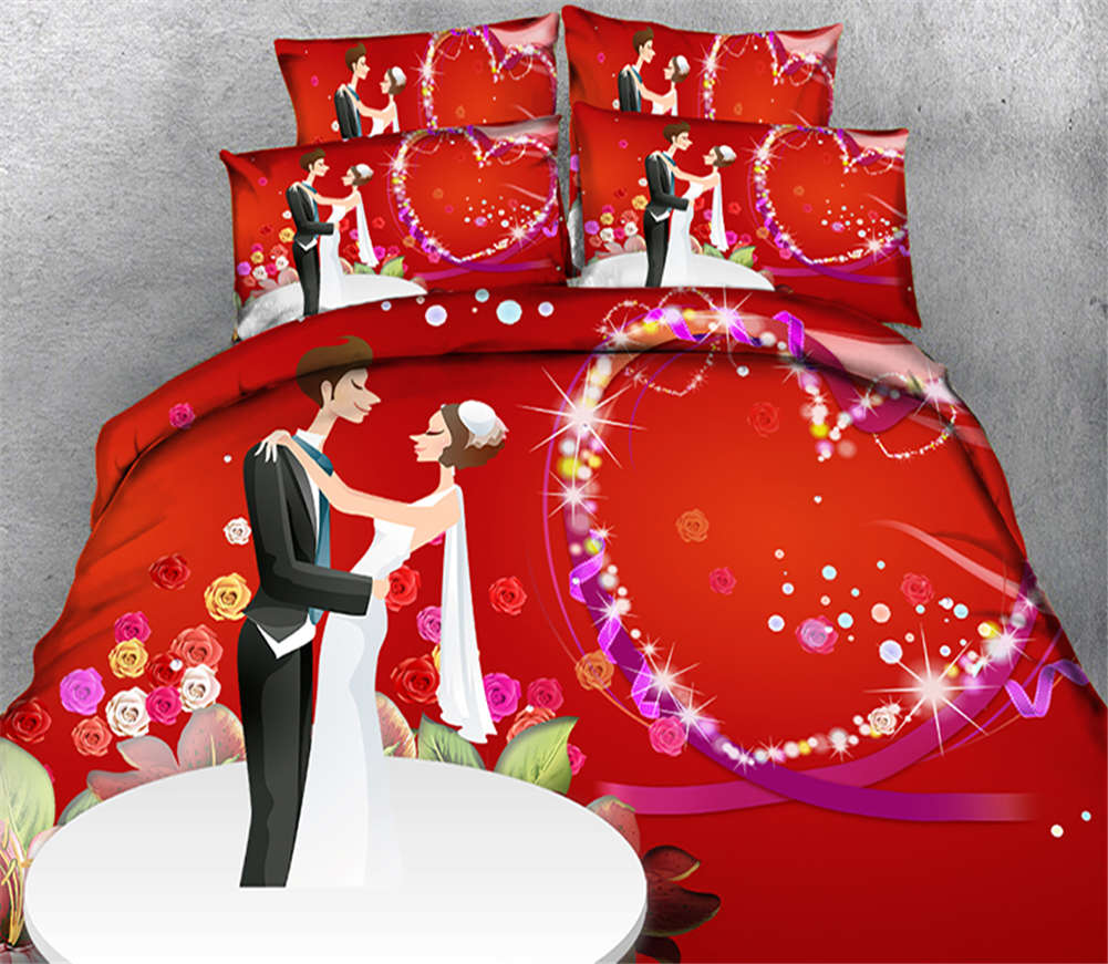 Details About Mew Married Couple 3d Printing Duvet Quilt Doona Covers Pillow Case Bedding Sets