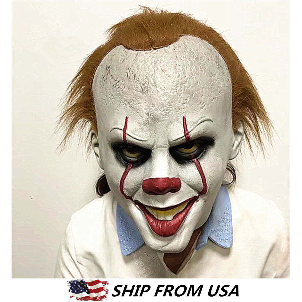 Cosplay Scary Mask Costume Movie Stephen King S It Clown