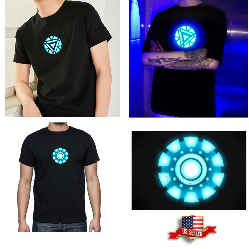 iron man shirt arc reactor