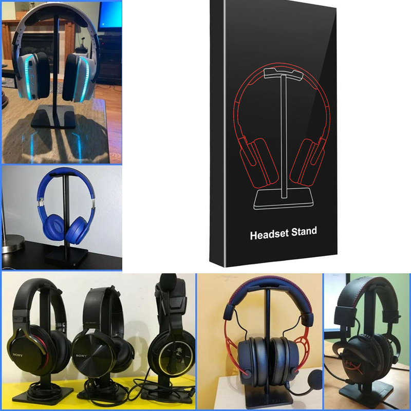 1pc Headset Headphone Headset Monitor Stand Soporte Auriculares plug-in