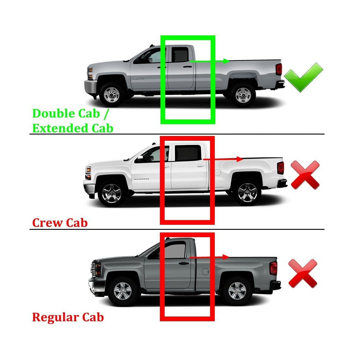 Chevy Silverado 15 Crew Cab Bed Size