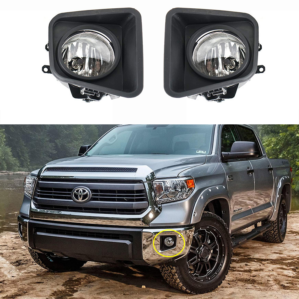 Front Fog Lights Fit 2014 2015 2016 2017 2018 2019 2020 TOYOTA TUNDRA