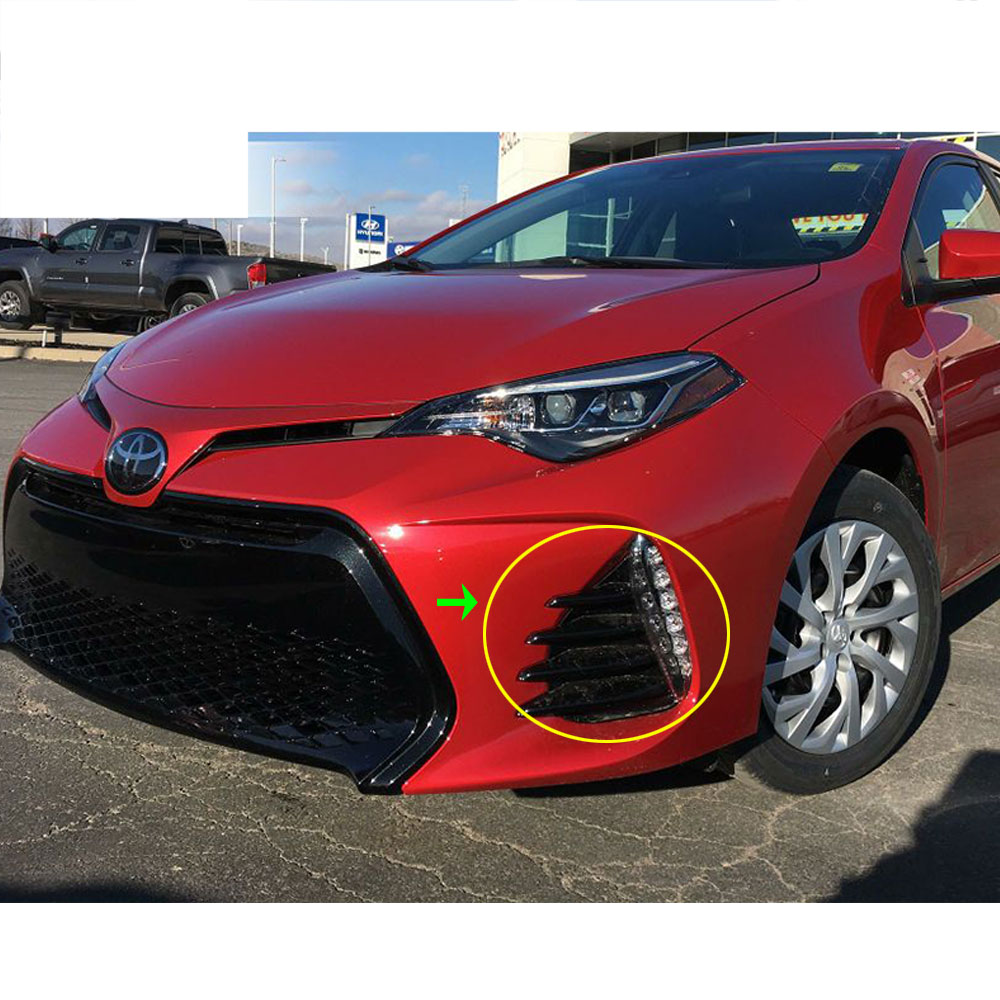 Fit Toyota Corolla Se Xse 2017 2018 2019 Fog Lamps Drl