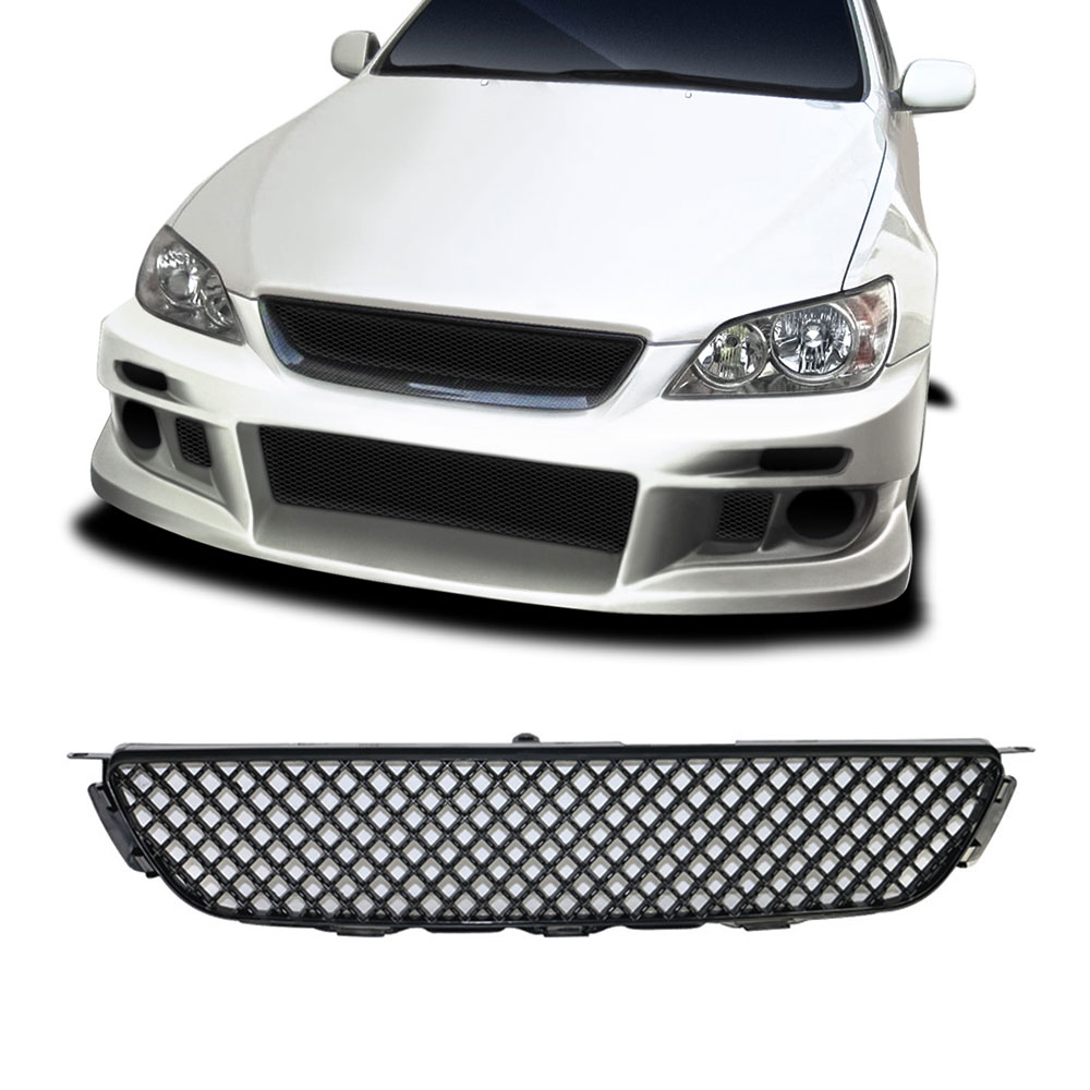 Front Upper Hood Mesh Grille Fit 2001 02 03 04 2005 Lexus IS300 Grill