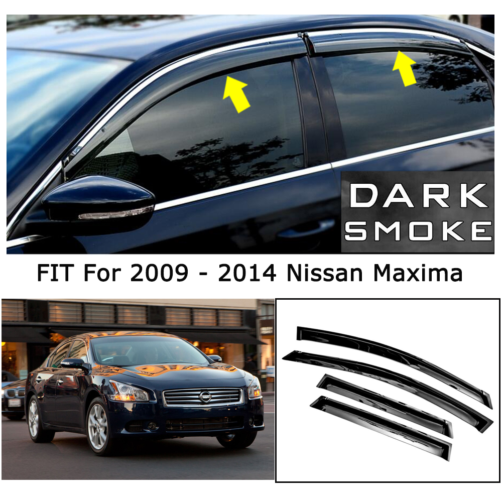 Rain Deflector Window Visors Fit Nissan