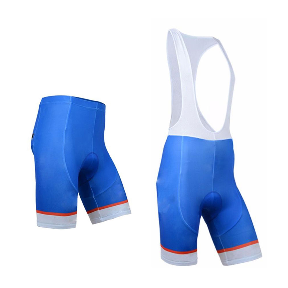 blue cycling shorts