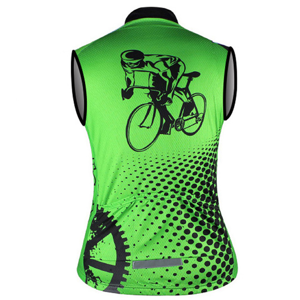 men's sleeveless cycling jersey