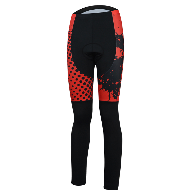 Women's Reflective Cycling Jersey Long Sleeve Pants Bib Tights Padded