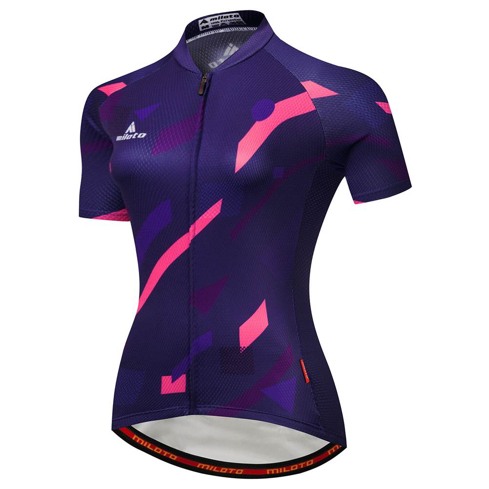 Women's Full Zip Cycle Jersey Top Reflective Ladies Bike Cycling Shirts S-5XL | eBay