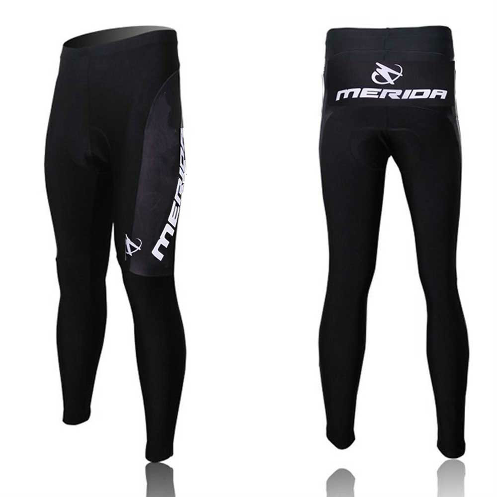 Merida Herren Lange Radhose Schwarz Coolmax Fahrradhose