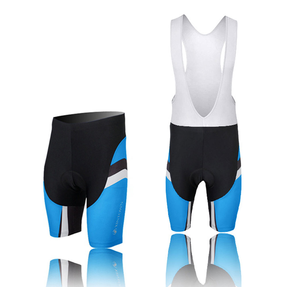 Blue Men's Cycling Shorts Bib Shorts Gel Padded Bicycle Bike Cycle ...