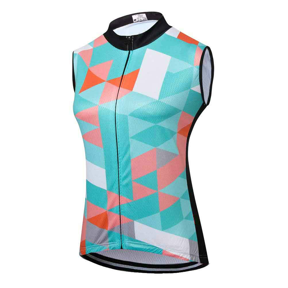 Women's Reflective Cycling Vest Shirt Ladies Sleeveless Cycling Jersey Cycle Top eBay