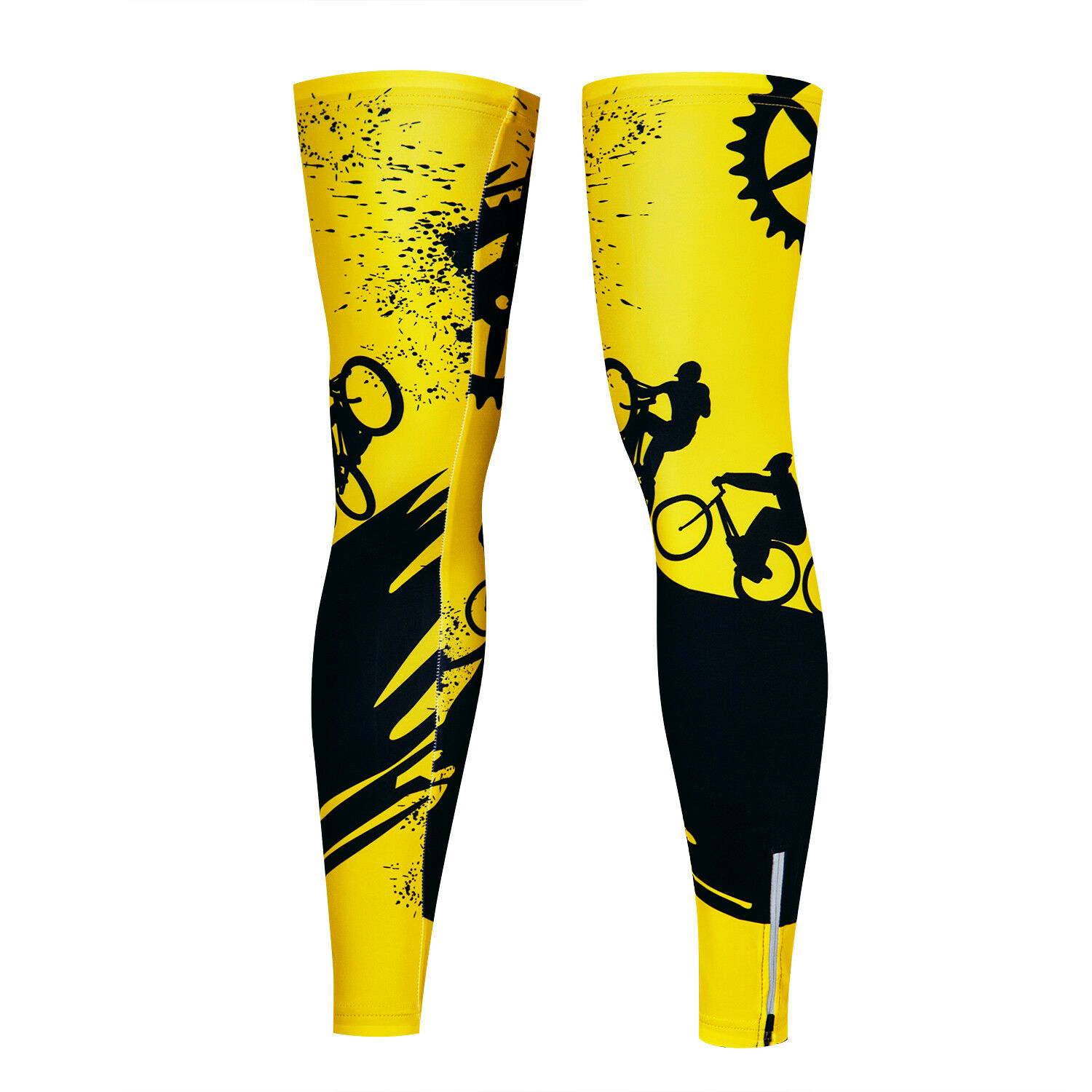 Women's Men's Cycling Leg Warmer Outdoor Sport Cycle Knee Leg Sleeve Compression eBay
